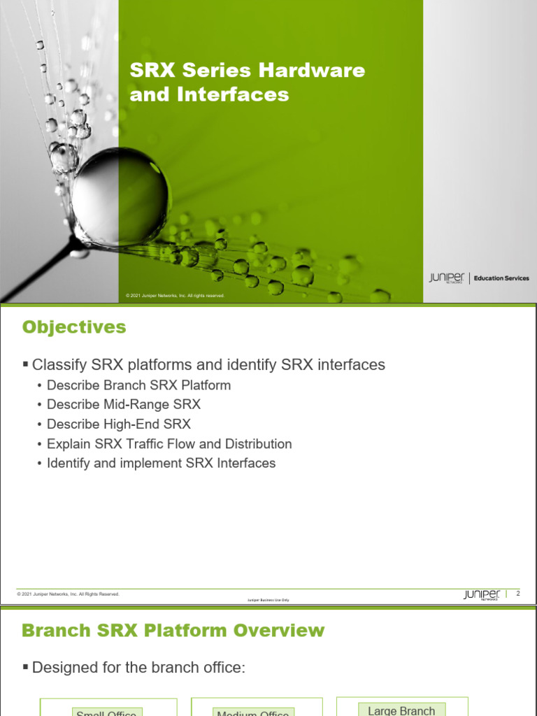 IJSEC-21A.1 AA SRX Series Hardware and Interfaces | PDF | Juniper ...