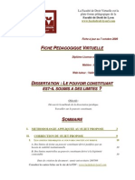 Dissertation Pouvoir Consti Tuan T