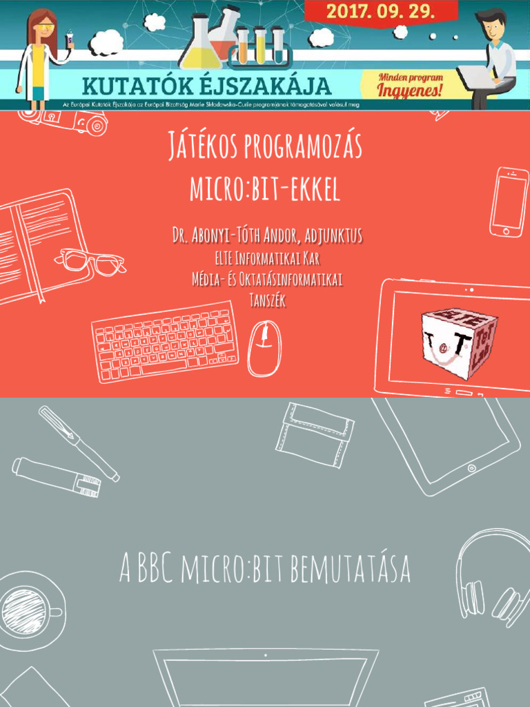 Microbit Kutatokejszakaja | PDF