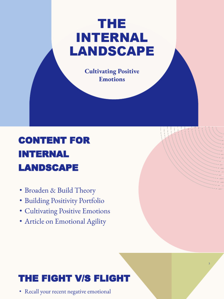 Session 5 - Internal Landscape | PDF | Emotions | Happiness