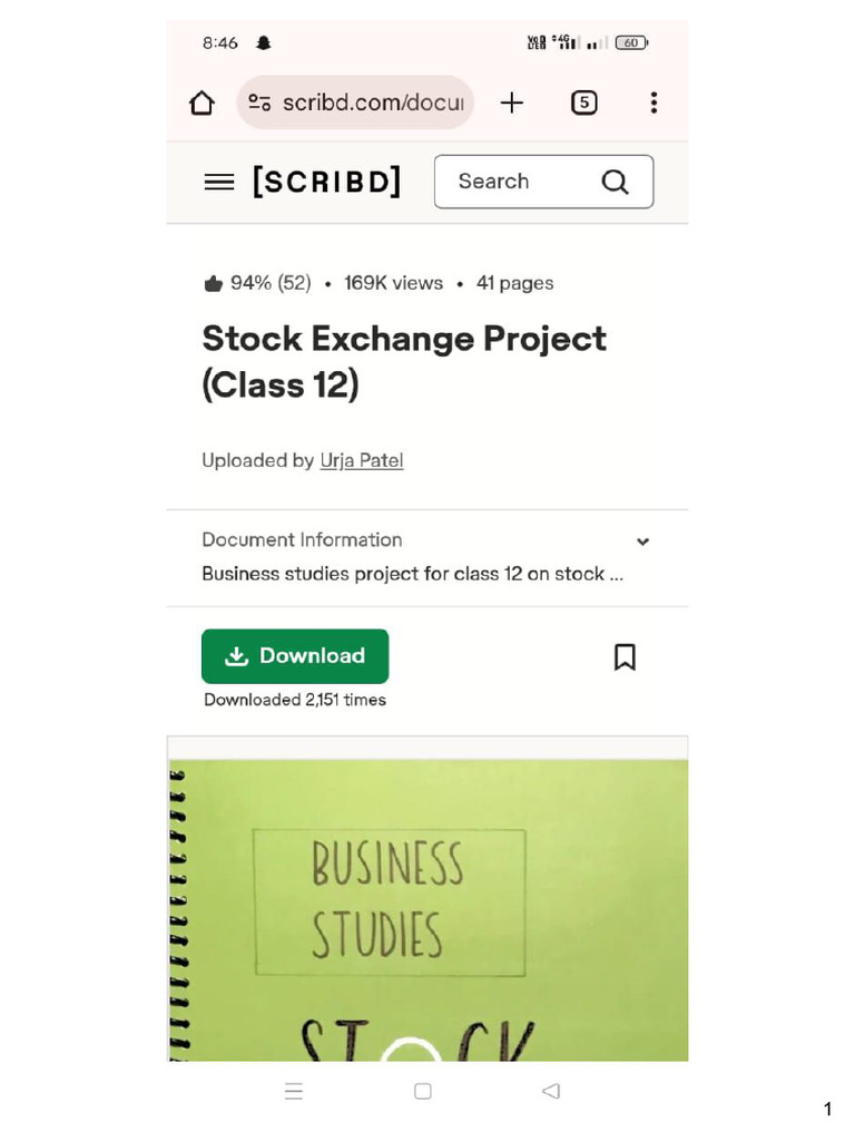 12th BST Project File | PDF