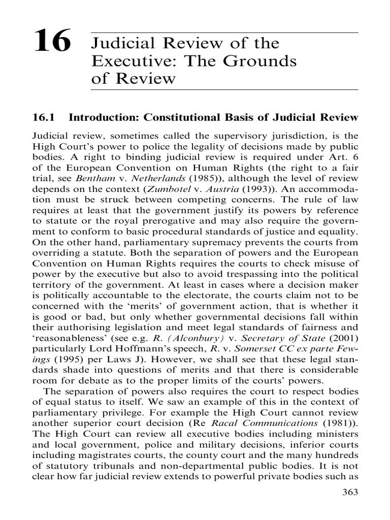 Judicial Review Obligatory Reading | PDF | Judicial Review | Political Law
