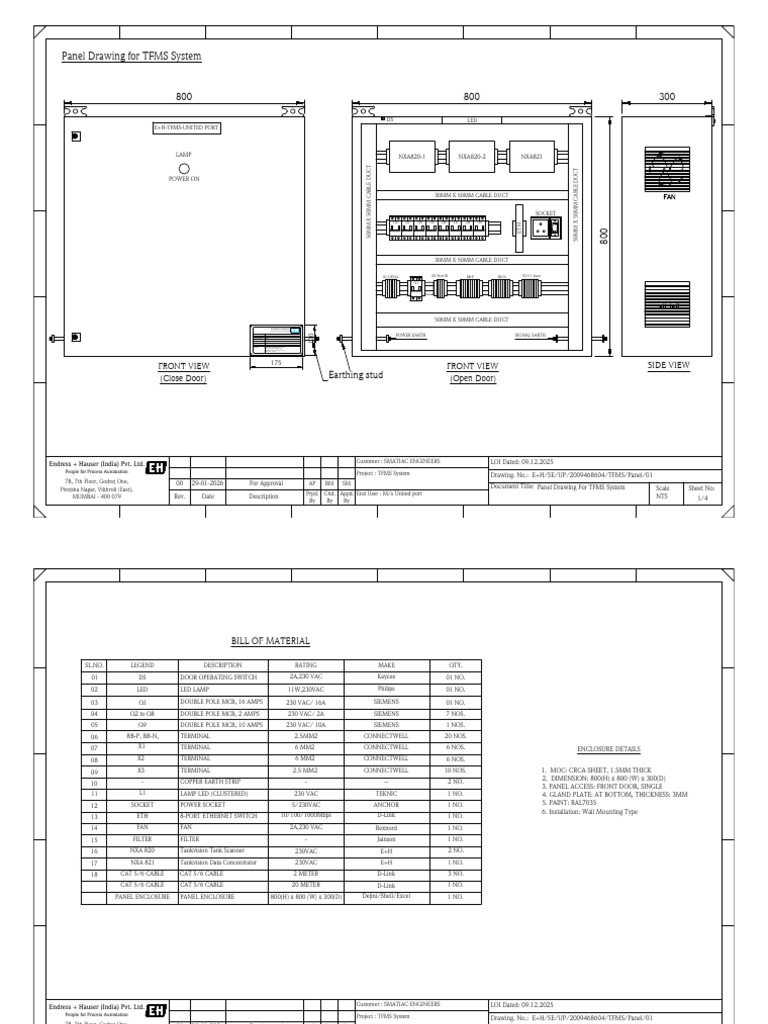 TFMS Panel Drawing-Smatiac | PDF | Electrical Engineering