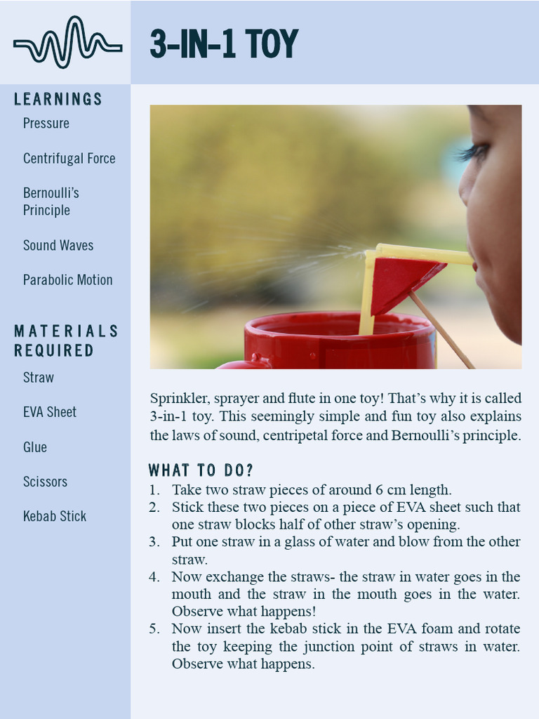 3-In-1 Toy | PDF | Force | Physics