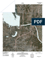 Topographic Map of Denison Dam