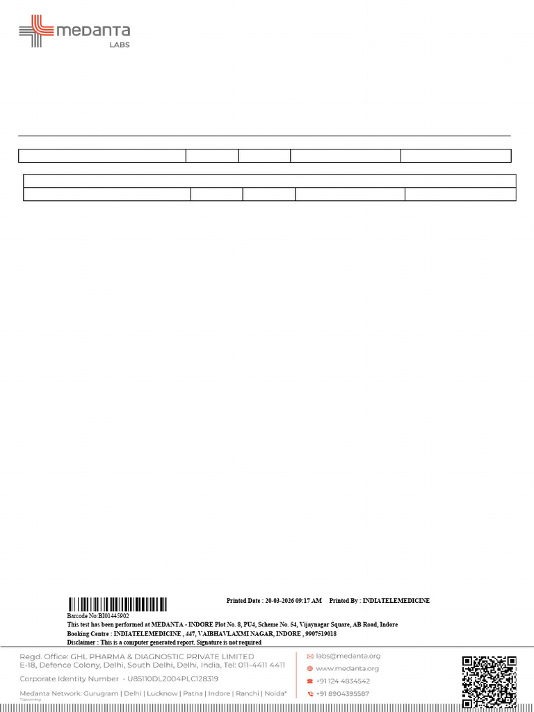 Labreportnew 1 | PDF | Hematology | Blood
