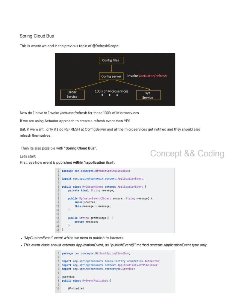 Spring Cloud Bus | PDF | Spring Framework | Computing