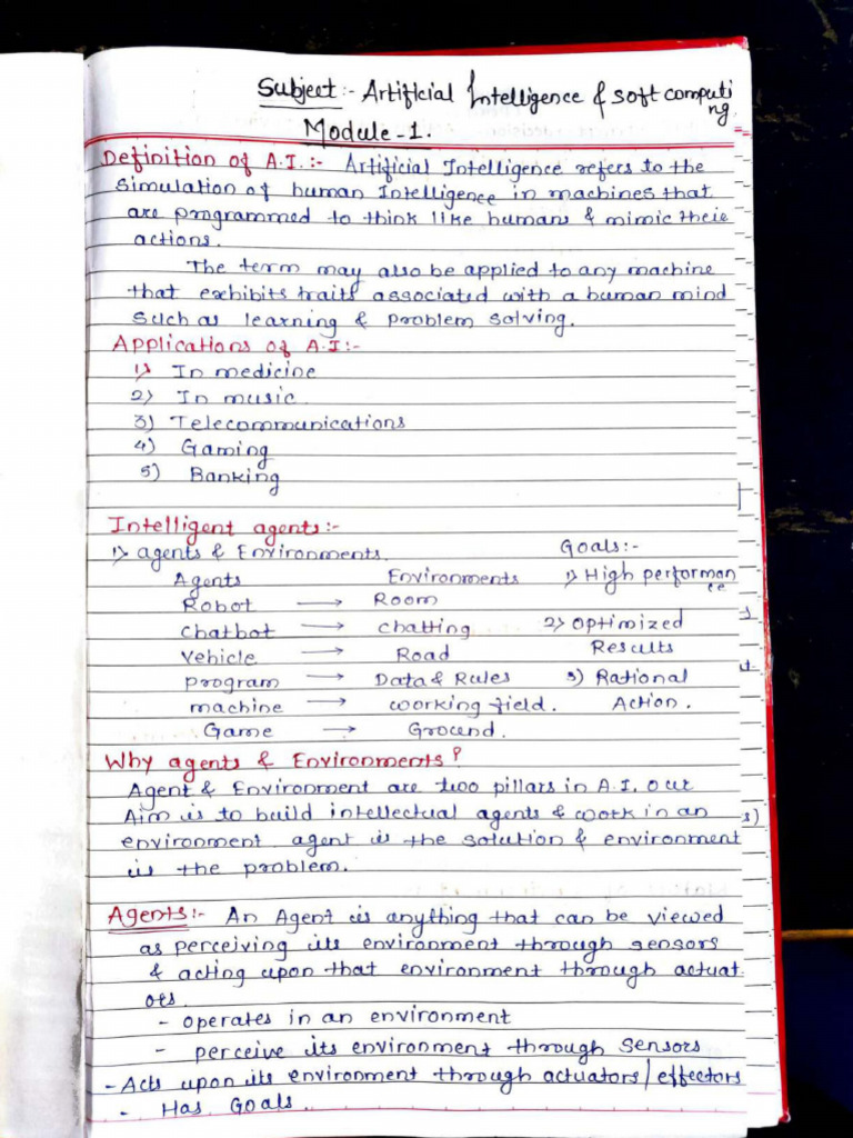 AI Handwritten Notes | PDF