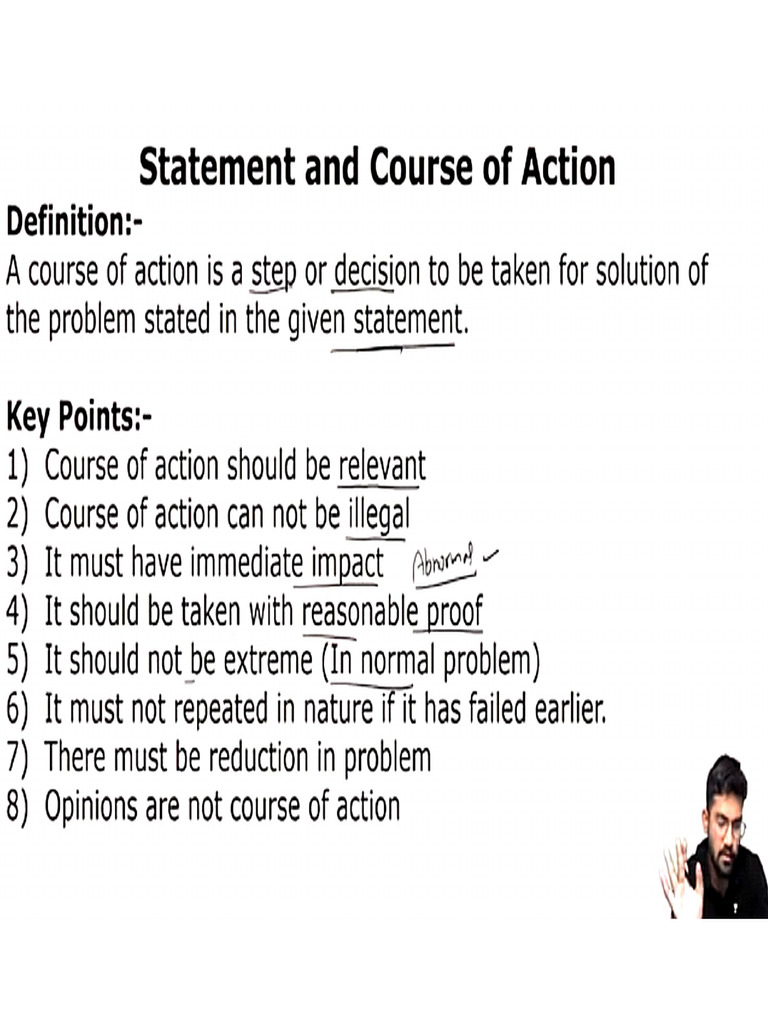 Course of Action | PDF