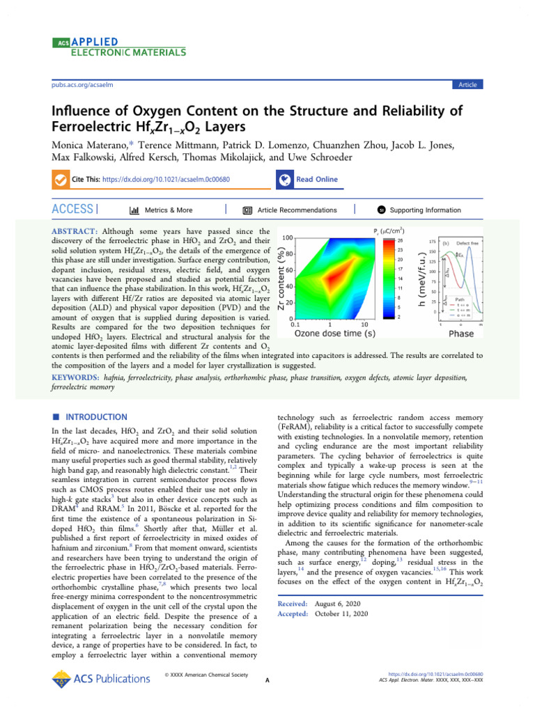 2020_Influence of Oxygen Content on the Structure and Reliability of ...