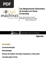 Um Mapeamento Sistemático de Estudos em Cloud Computing (apresentação)