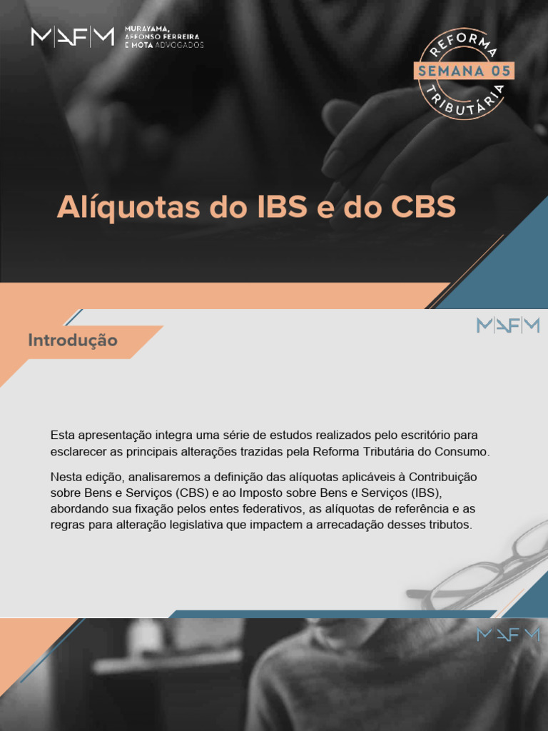 5-Alíquotas Do IBS e Do CBS | PDF