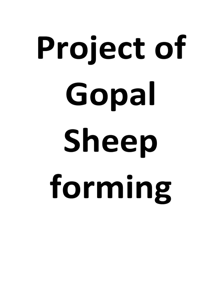 Ship Forming1 | PDF | Sheep | Lamb And Mutton