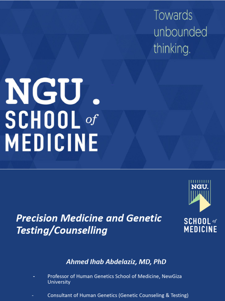 OPEC (-) Precision Medicine and Genetic Testing-Counselling | PDF ...