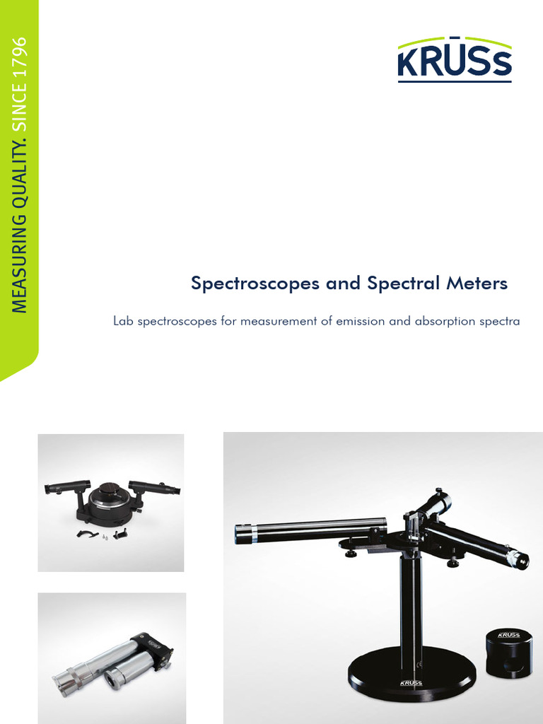 Brochure Spectroscopes | PDF