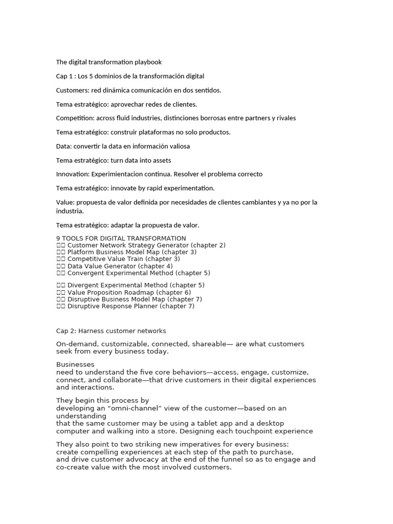 The Digital Transformation Playbook | PDF | Market Segmentation | Data