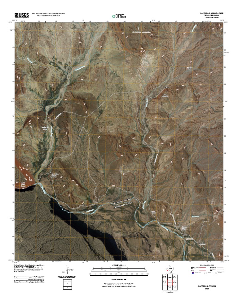 Castolon Quadrangle Map Overview | PDF | United States Geological ...