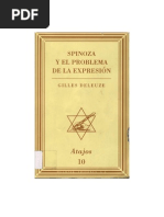 Deleuze - Spinoza y el problema de la expresión (completo)