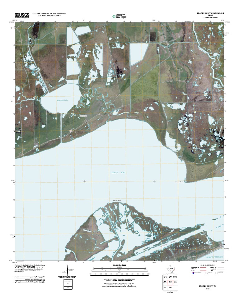 Frozen Point Quadrangle Map, Texas | PDF | Social Science | Science ...