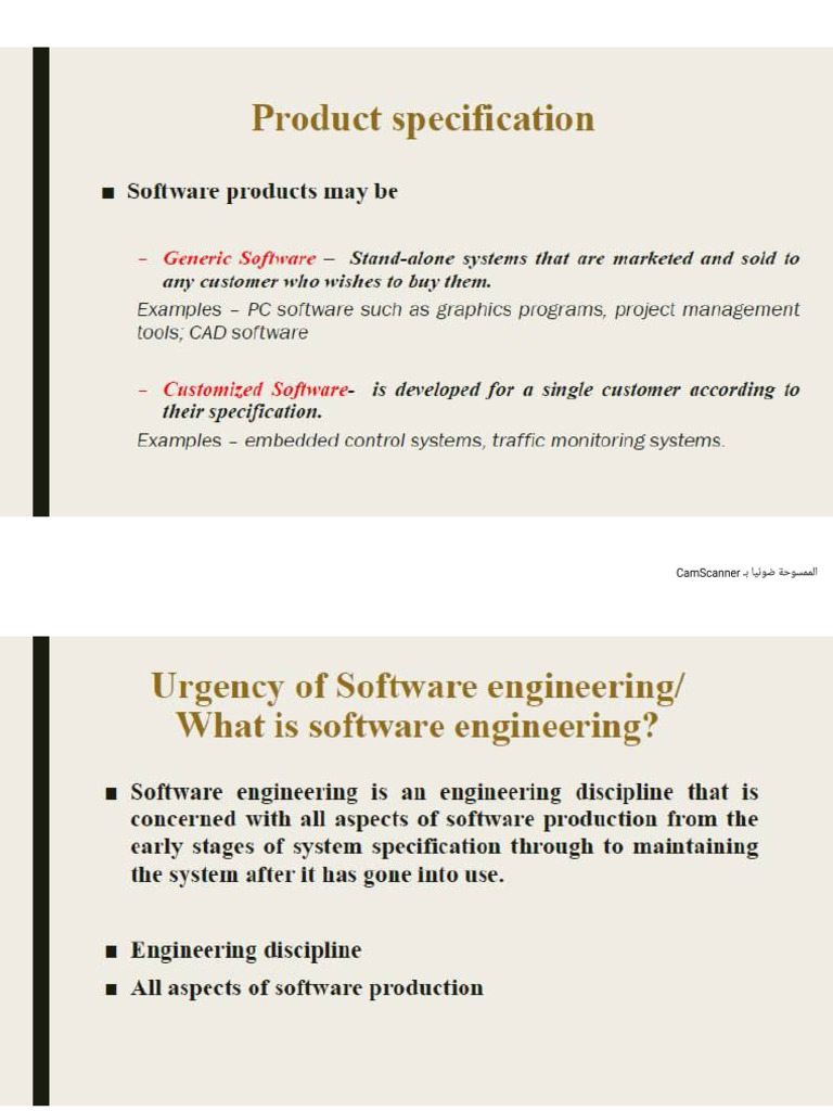 Important Slides - Software Engineering | PDF