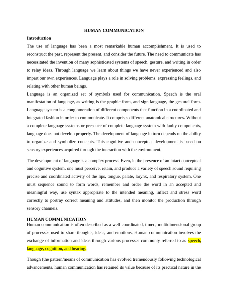 Speech Therapy Note | PDF | Hearing | Exhalation