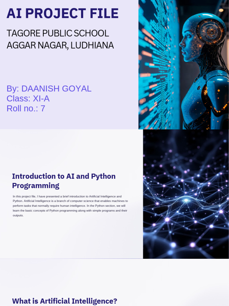 Introduction To AI and Python Programming PDF | PDF | Boolean Data Type ...