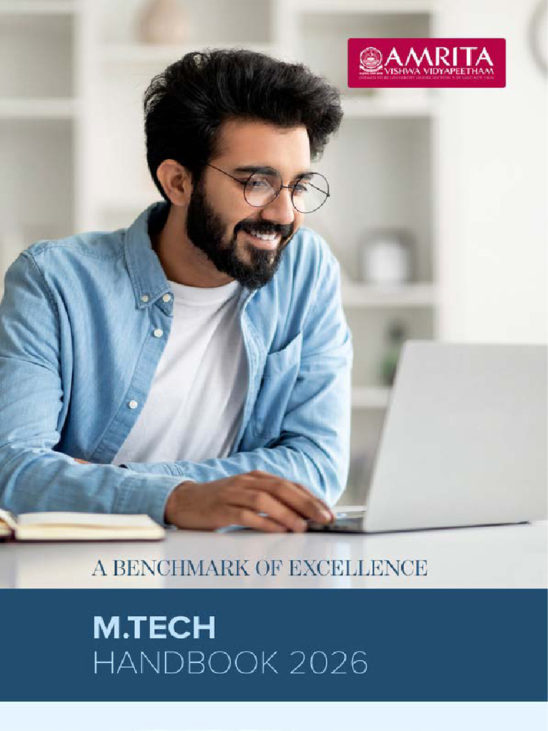 Mtech Admission 2026 Handbook | PDF
