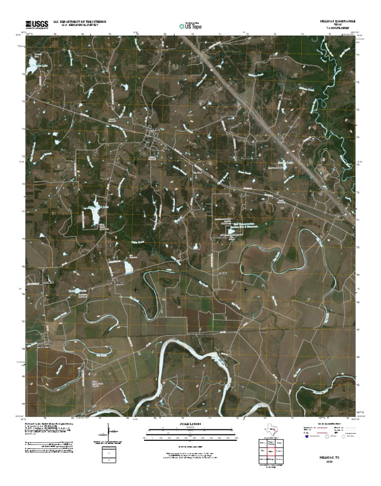 Topographic Map of Millican | PDF