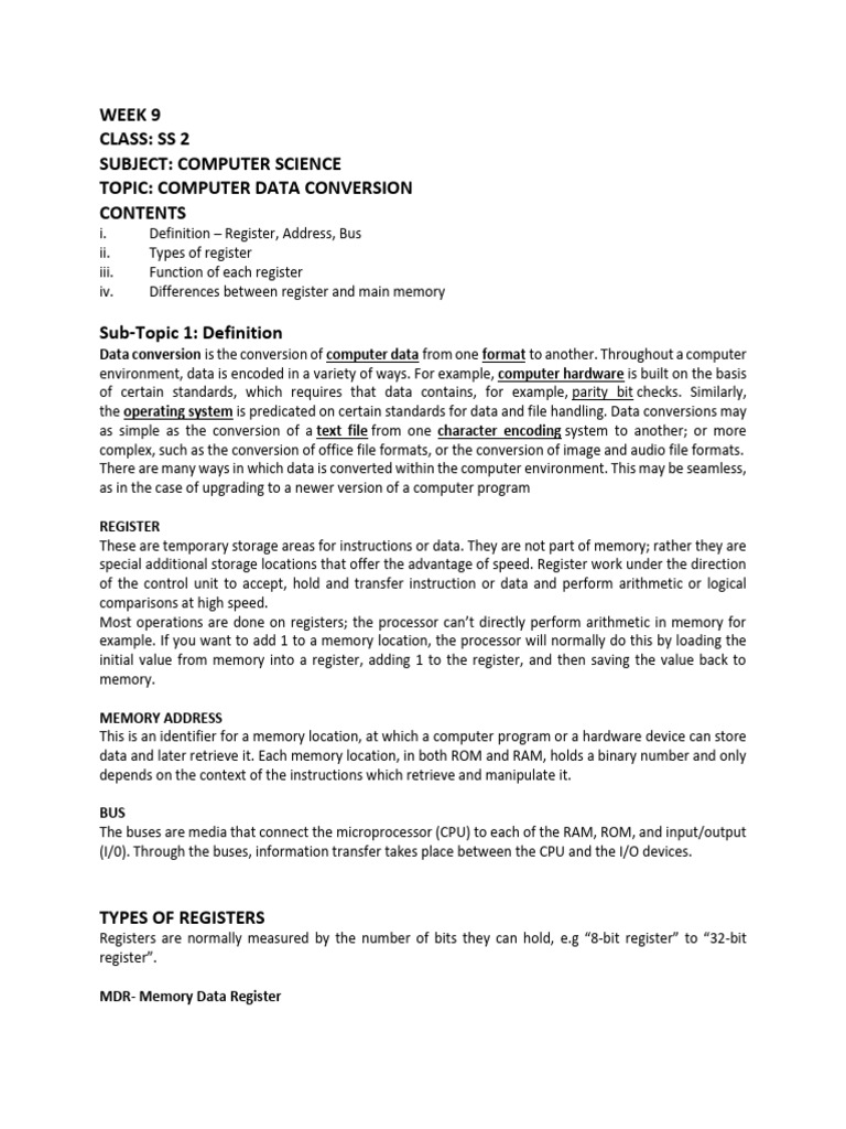 8977 Data Conversion 1 | PDF | Computer Data Storage | Central ...