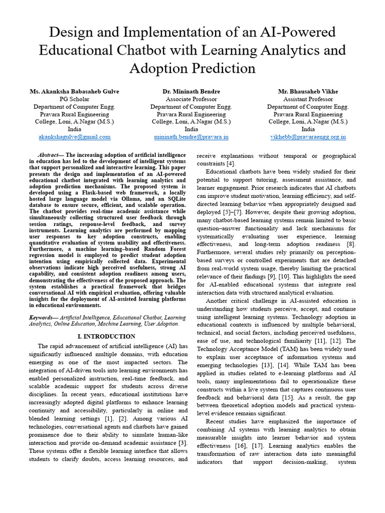 IEEE Paper-1 | PDF | Artificial Intelligence | Intelligence (AI ...