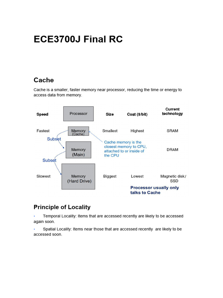 Final RC Cache 25 Su Version | PDF | Cpu Cache | Cache (Computing)