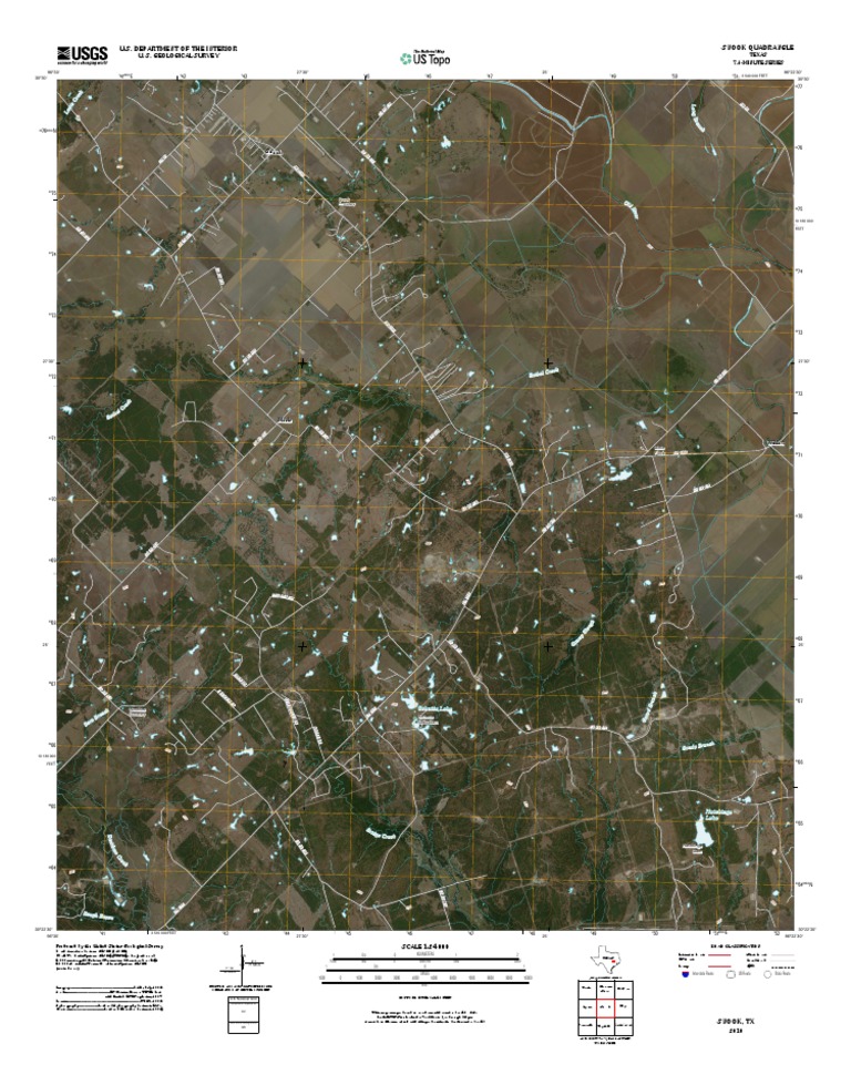 Topographic Map of Snook PDF
