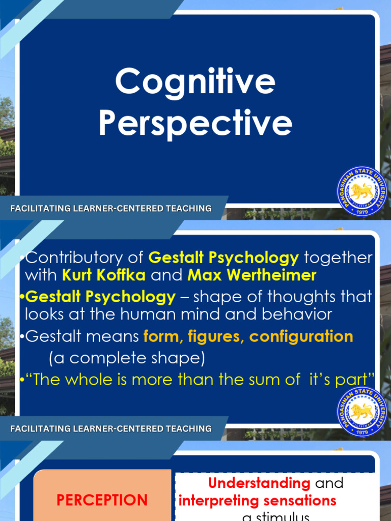MODULE - 6 Cognitive Perspective - Autosaved | PDF | Memory | Recall ...