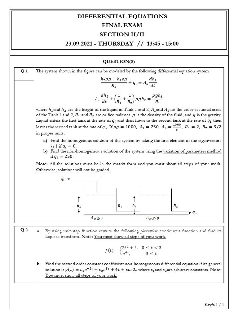 Final Exam Section I I | PDF