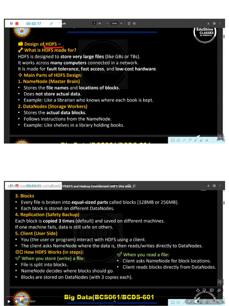 Unit 3 Big Data Part 1 | PDF