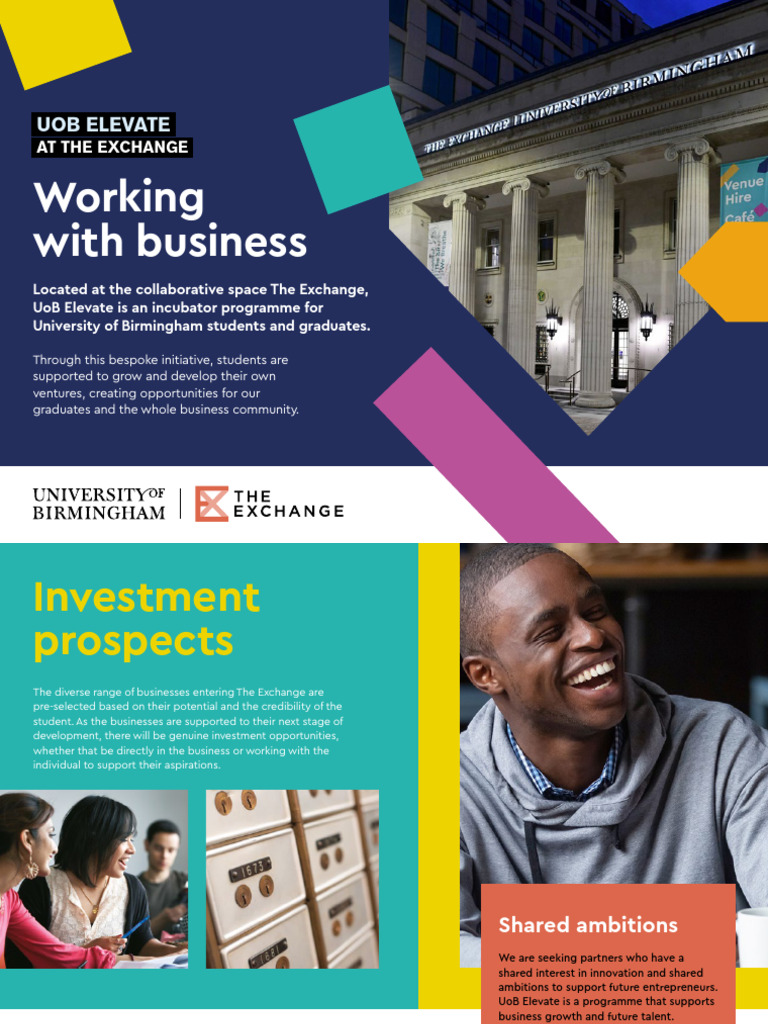 Uob Elevate The Exchange Flyer | PDF | Entrepreneurship | Small Business