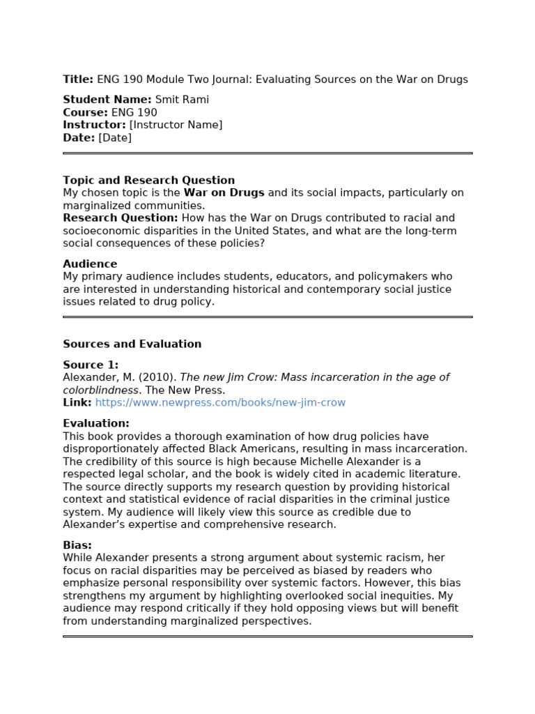 Eng190 Module2 Journal | PDF