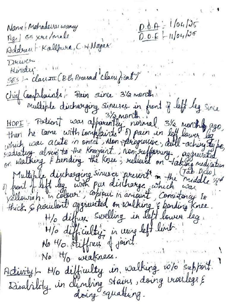 HOD Sir Format Ortho | PDF