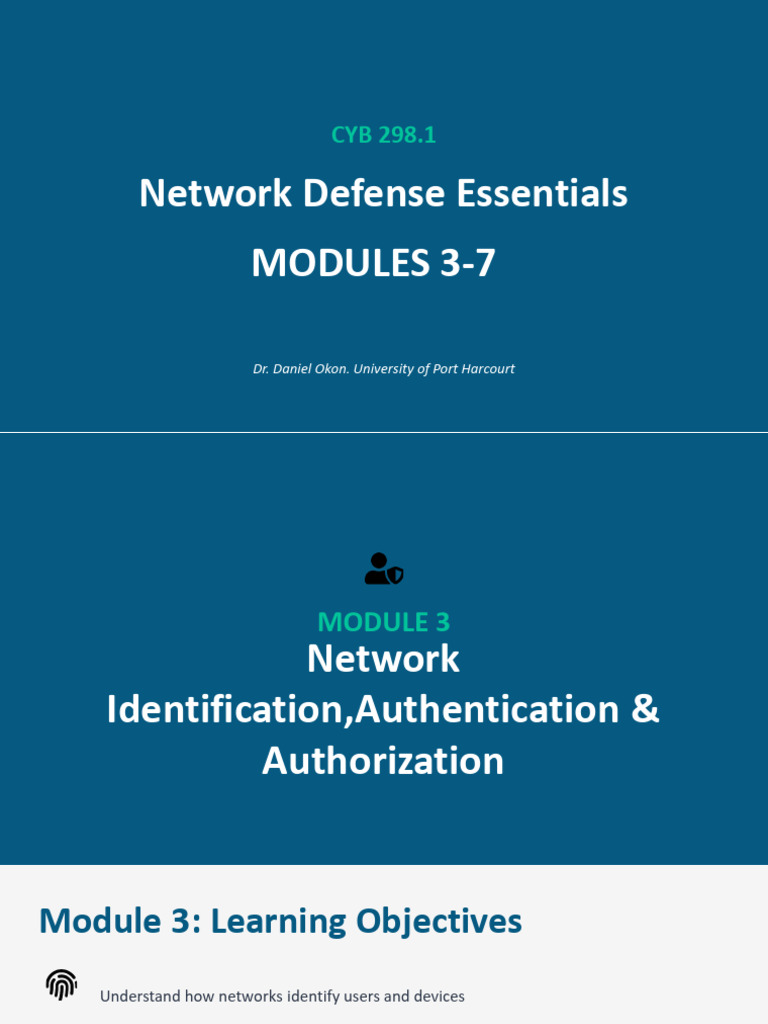 CYB298 Modules 3-7 | PDF | Security | Computer Security