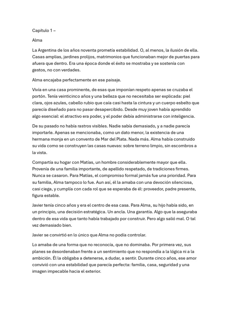 Capitulo 1 - Alma | PDF