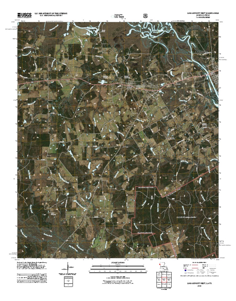 Logansport West Quadrangle Map | PDF | Geodesy | Visualization (Graphics)