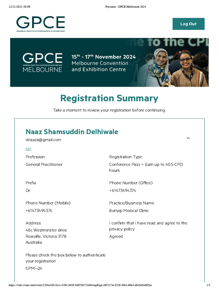 Programme - GPCE Melbourne 2024 | PDF | Diabetes | Chronic Kidney Disease