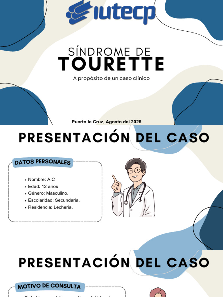 Síndrome de Tourette | PDF | Síndrome de Tourette | Enfermedades y ...