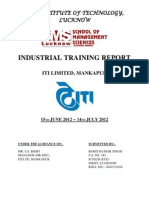 Industrial Training Report: Sms Institute of Technology, Lucknow