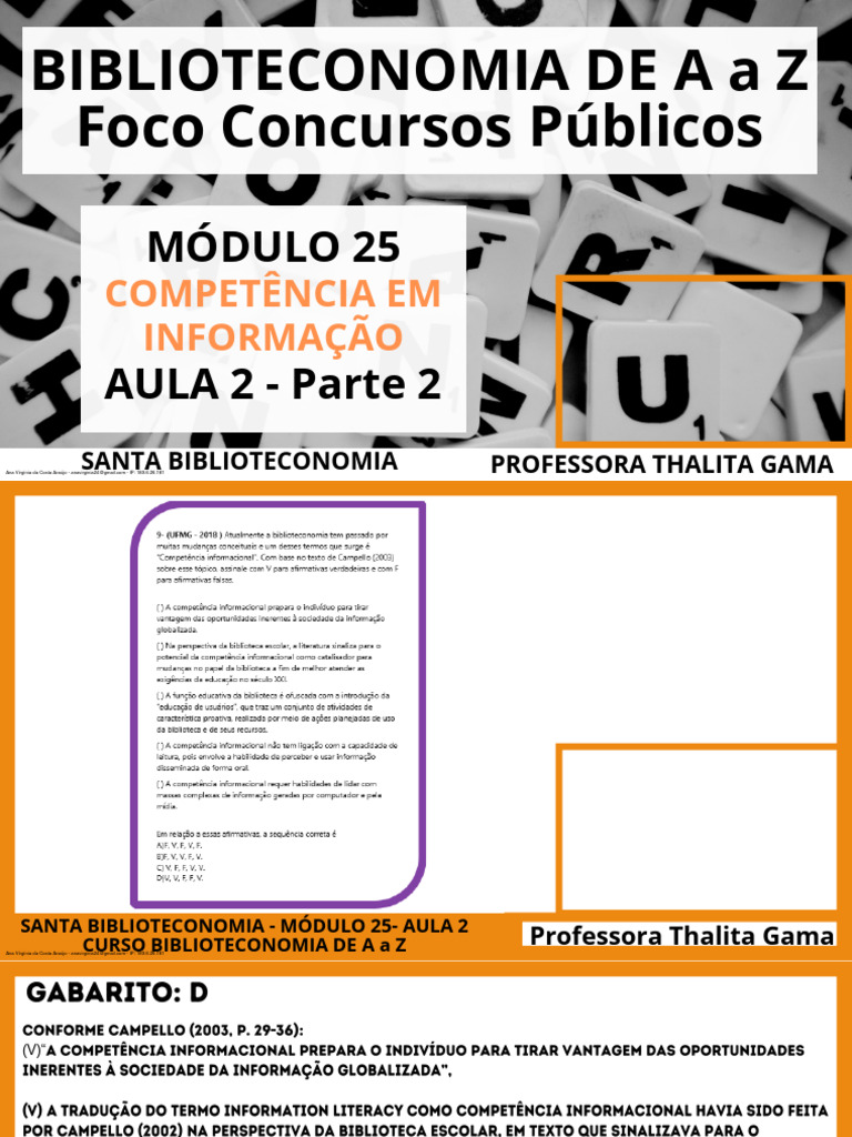 MÓDULO 25 - AULA 3 Parte 2 | PDF | Science