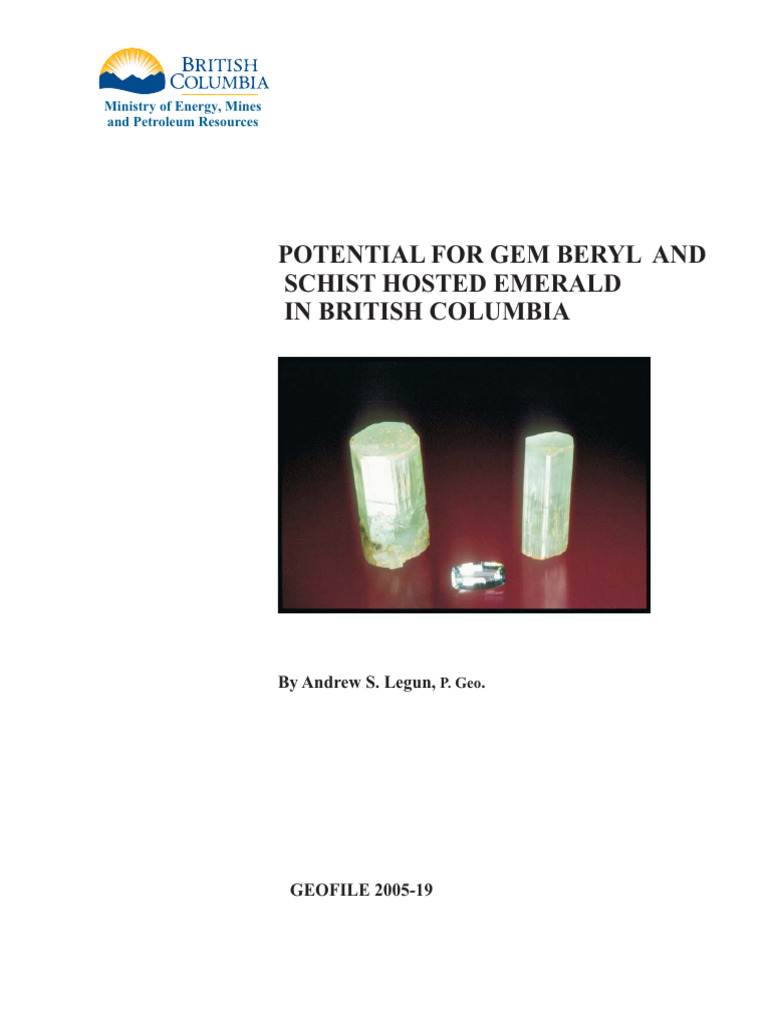BCGS GF2005-19 | PDF | Gemstone | Minerals