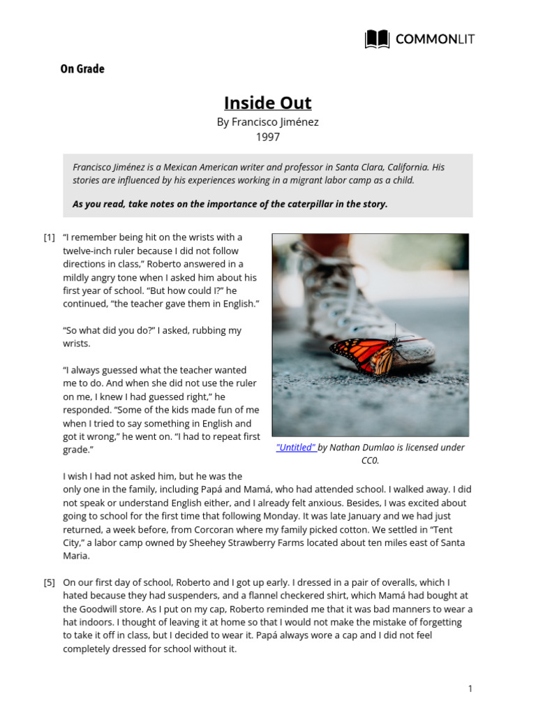 7 Inside Out Text | PDF | Classroom