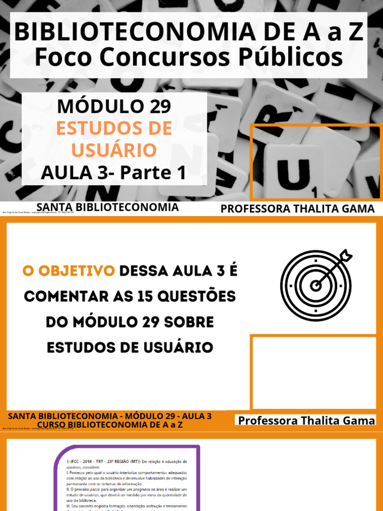 Slides Módulo 29 - Aula 03 - Parte 01 | PDF