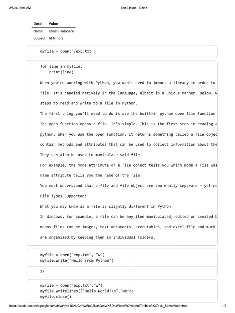 EXP2 | PDF