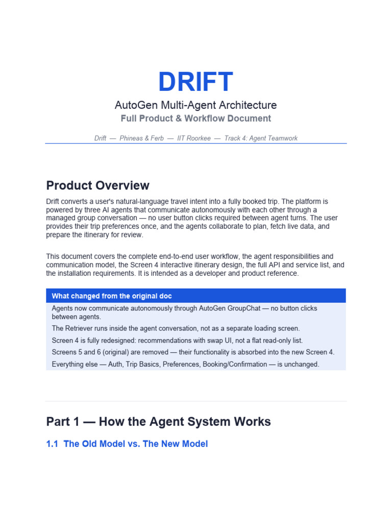 Drift AutoGen Workflow NoCode | PDF | Software Engineering | Computer ...